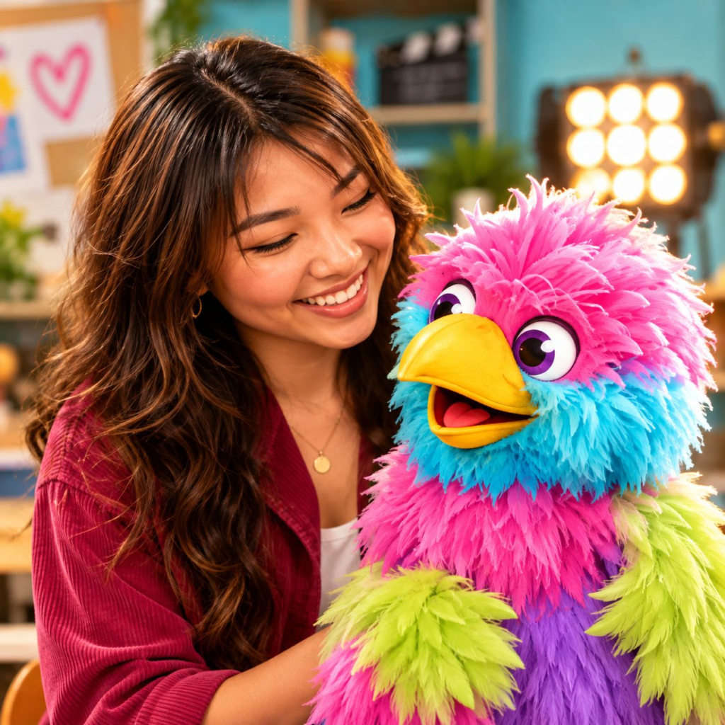 A Day in the Life of Birdie (and Her Puppeteer!)